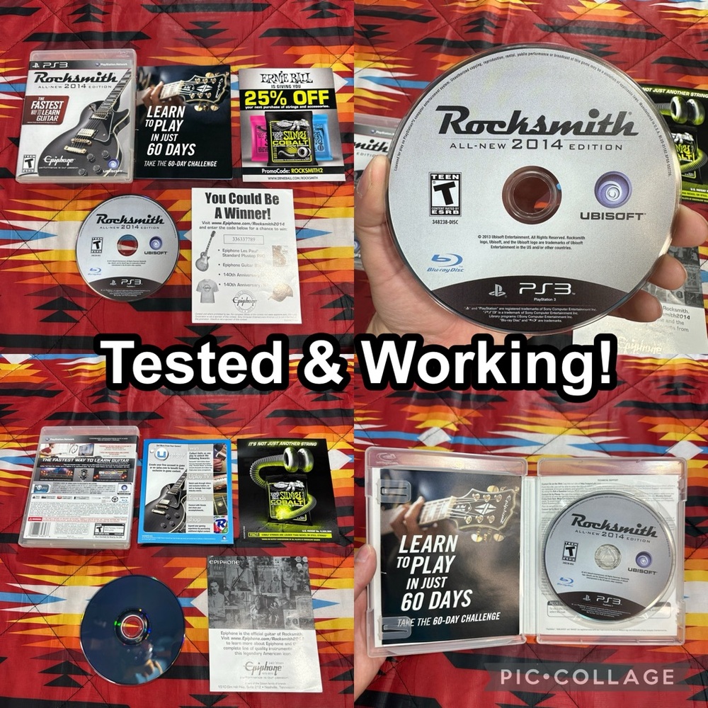 Rocksmith All New 2014 Edition (Sony PS3 Playstation 3) Complete CIB